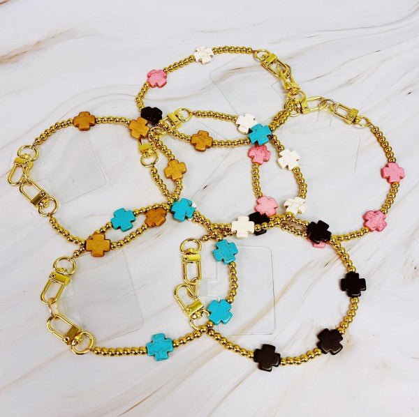 Blessed In Colors Phone Wrist Lanyard - Pink Fox Clothing