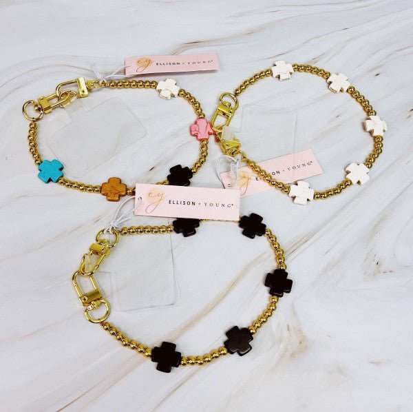 Blessed In Colors Phone Wrist Lanyard - Pink Fox Clothing