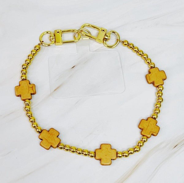 Blessed In Colors Phone Wrist Lanyard - Pink Fox Clothing