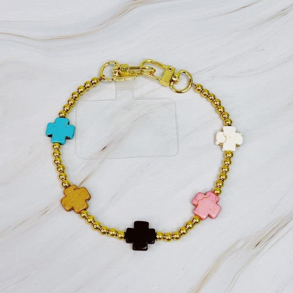 Blessed In Colors Phone Wrist Lanyard - Pink Fox Clothing