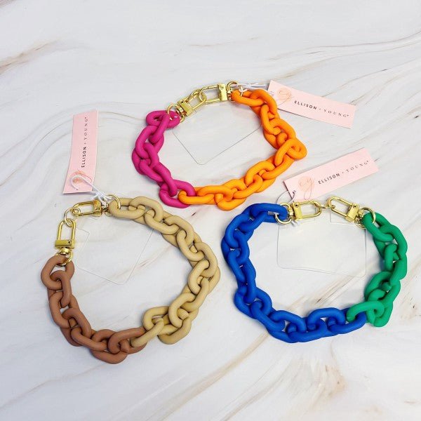 Color Heaven Phone Wrist Lanyard - Pink Fox Clothing