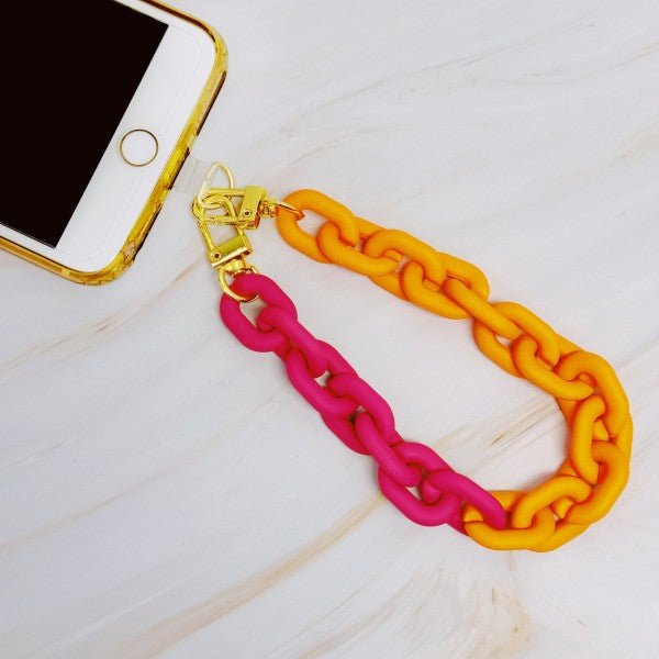 Color Heaven Phone Wrist Lanyard - Pink Fox Clothing