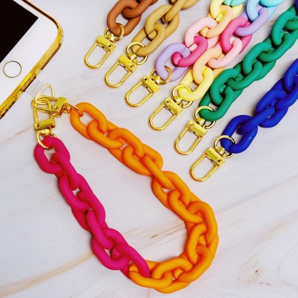 Color Heaven Phone Wrist Lanyard - Pink Fox Clothing