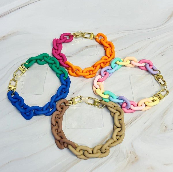 Color Heaven Phone Wrist Lanyard - Pink Fox Clothing