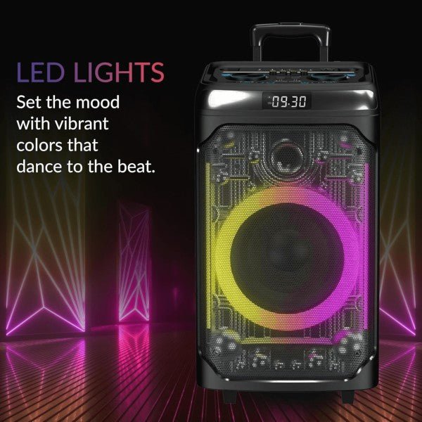 IQ Sound CYBER FLEX12 12 - Inch Portable BT Speaker - Pink Fox Clothing