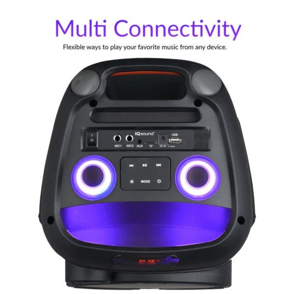 IQ Sound CYBER FLEX8 8 - Inch Portable BT Speaker - Pink Fox Clothing