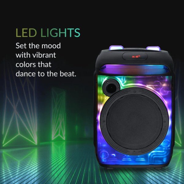 IQ Sound CYBER FLEX8 8 - Inch Portable BT Speaker - Pink Fox Clothing