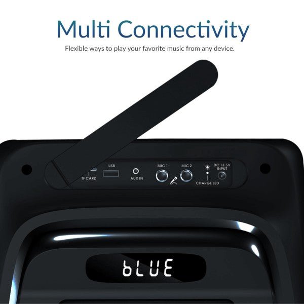 IQ Sound TorusFLEX 2x10In Portable BT DJ Speaker - Pink Fox Clothing