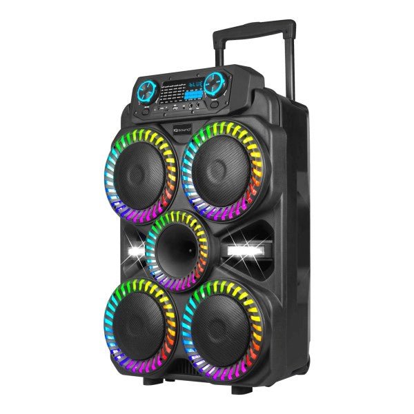 IQ Sound VortexPRO 4x8In Portable BT Speaker - Pink Fox Clothing