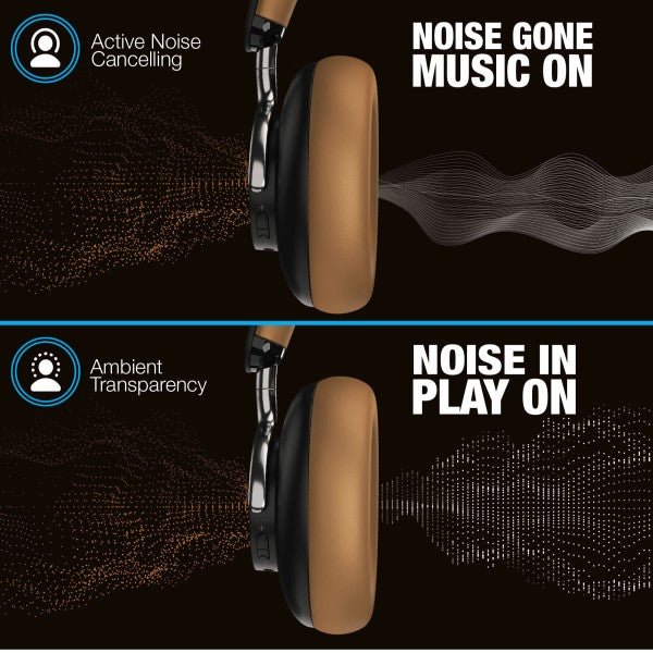 Naztech Aura 360 ANC Wireless Headphones - Pink Fox Clothing