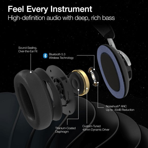 Naztech Aura 360 ANC Wireless Headphones - Pink Fox Clothing