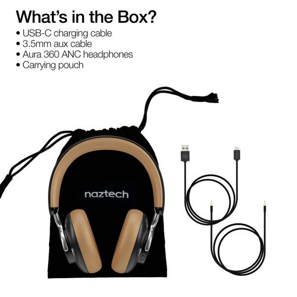 Naztech Aura 360 ANC Wireless Headphones - Pink Fox Clothing