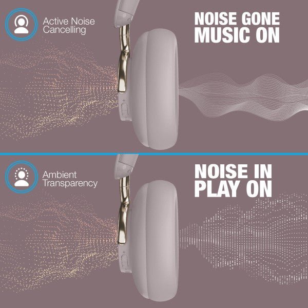 Naztech Aura 360 ANC Wireless Headphones - Pink Fox Clothing