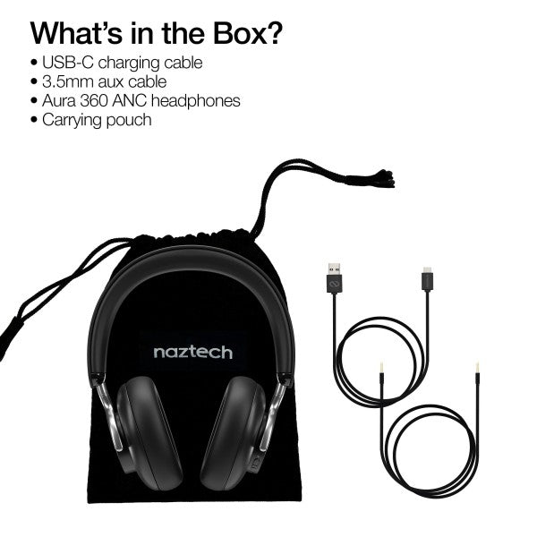 Naztech Aura 360 ANC Wireless Headphones - Pink Fox Clothing