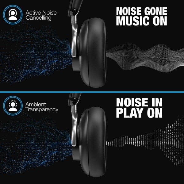 Naztech Aura 360 ANC Wireless Headphones - Pink Fox Clothing