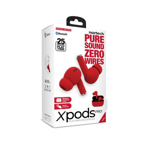 Naztech Xpods PRO TWS with Wireless Charging Case - Pink Fox Clothing