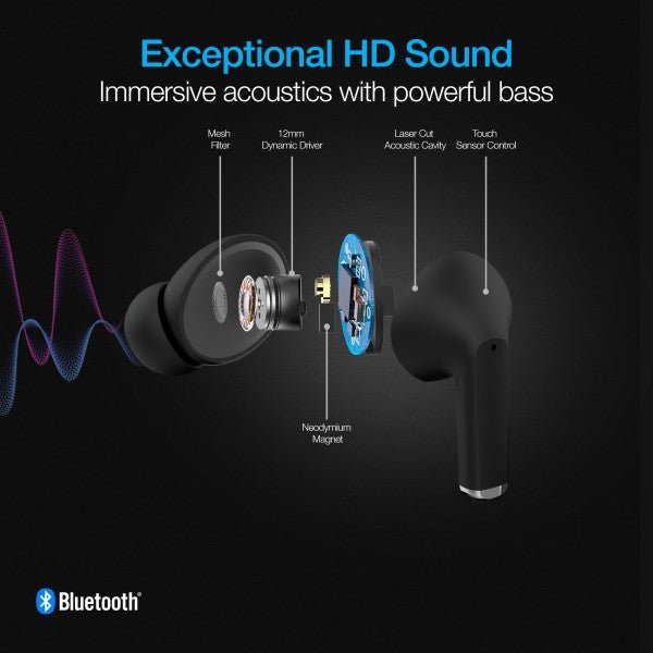 Naztech Xpods PRO TWS with Wireless Charging Case - Pink Fox Clothing