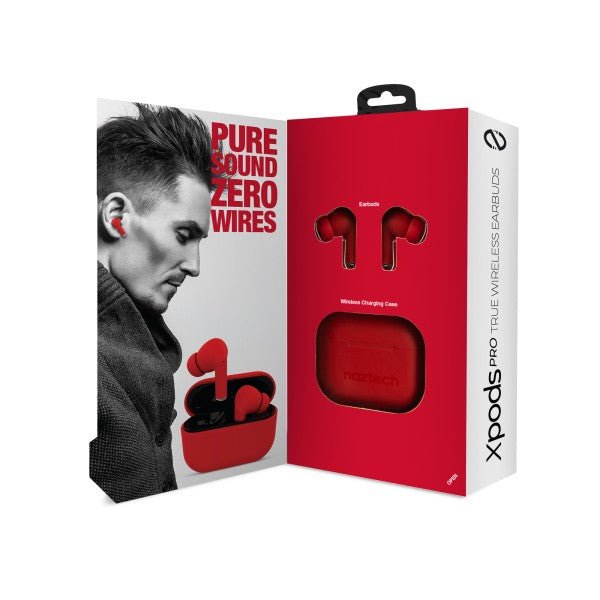 Naztech Xpods PRO TWS with Wireless Charging Case - Pink Fox Clothing