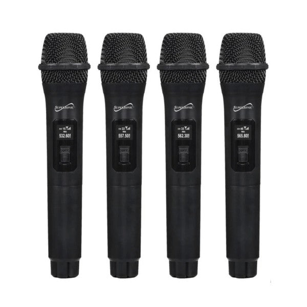 Supersonic 4 Channel 2.4G Wireless Microphone Set - Pink Fox Clothing