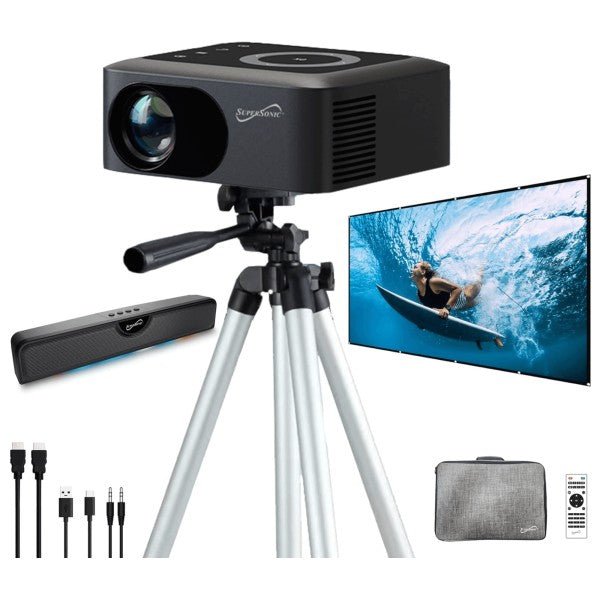 Supersonic Bluetooth Soundbar Projector Combo - Pink Fox Clothing